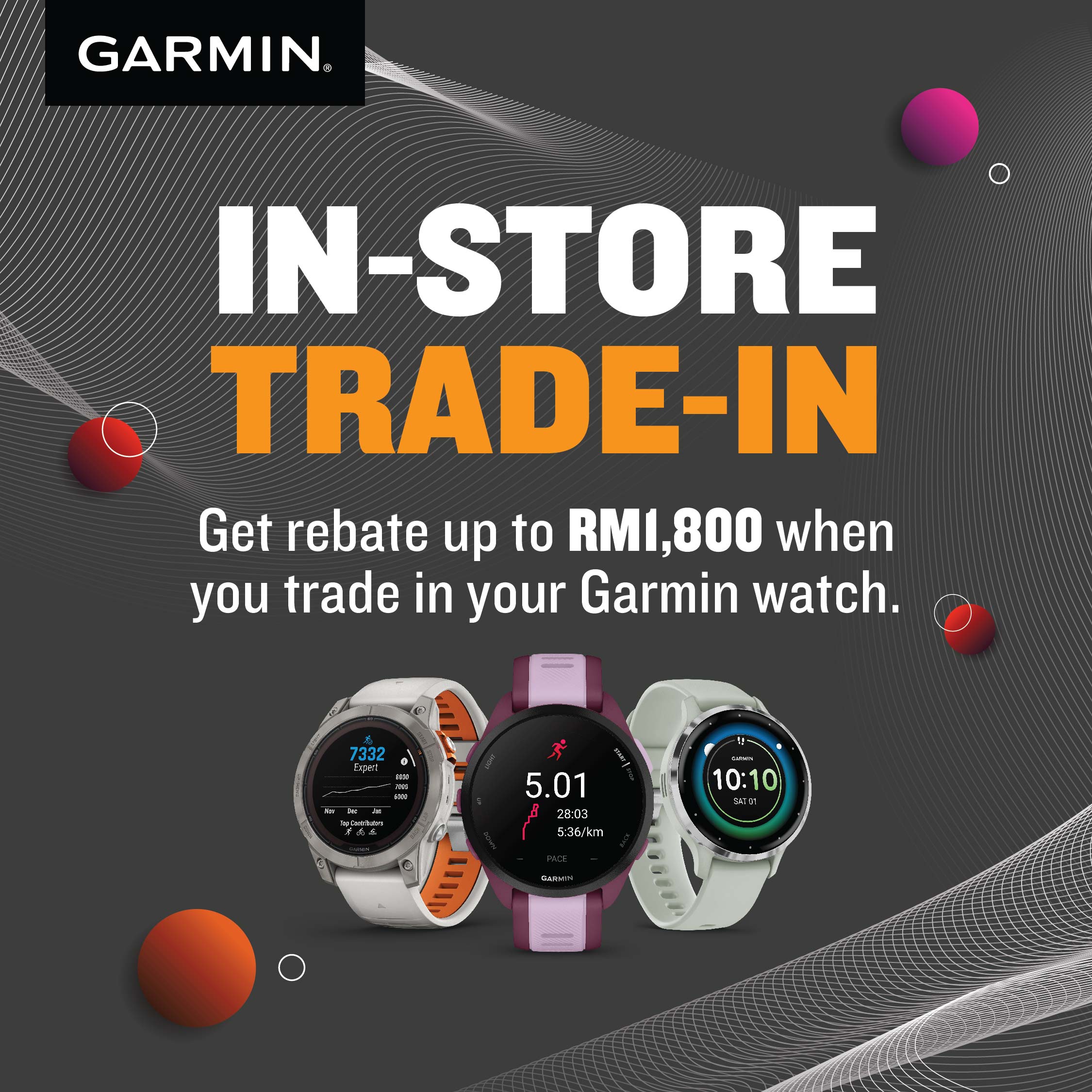 Trade in garmin watch top