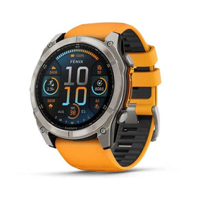 Garmin fēnix® 8 - Sapphire Glass with AMOLED DISPLAY Premium Multisport GPS smartwatch (foodpanda)